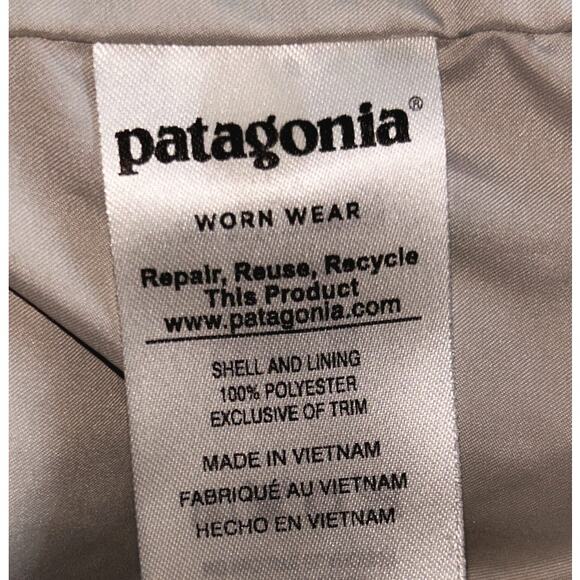 Patagonia Los Gatos Fleece Tan & White Women's Small - Picture 7 of 7